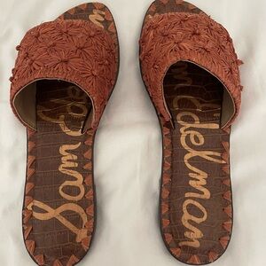 Sam Edelman Women's Terracotta Slide Sandals